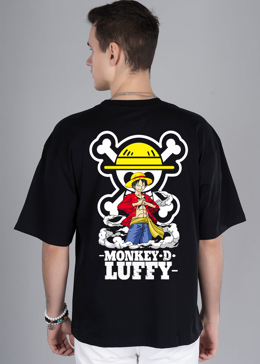 Monkey-D Luffy Men Oversized Printed T-Shirt