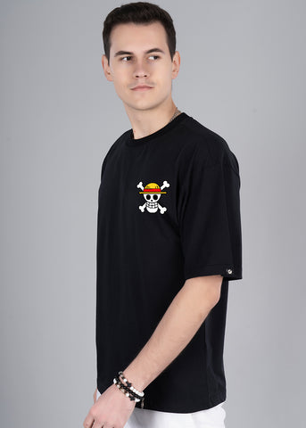 Monkey-D Luffy Men Oversized Printed T-Shirt