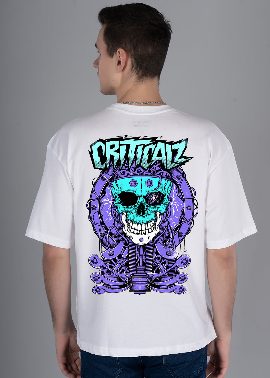 Criticalz Men Oversized Printed T-Shirt