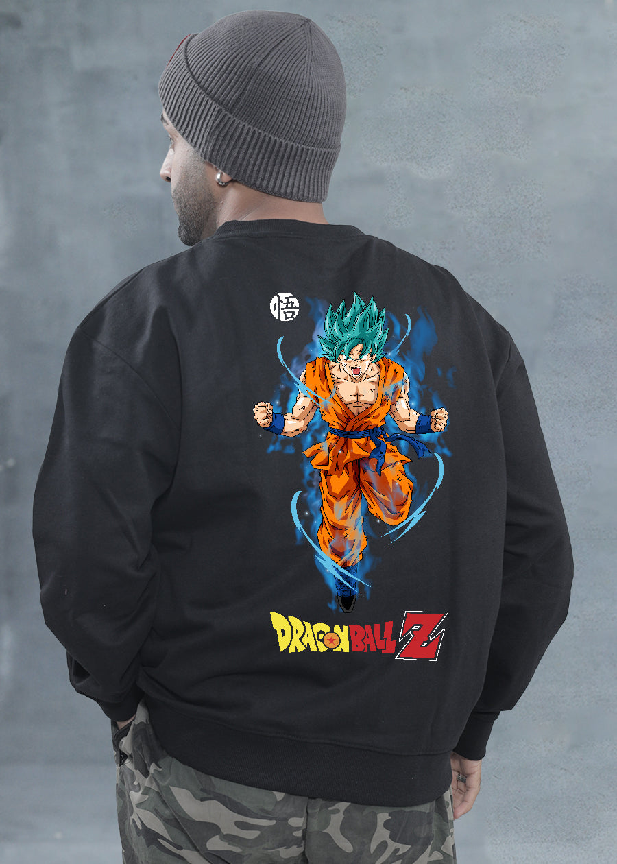 Dragon Ball Z Drop Shoulder Premium Terry Sweatshirt