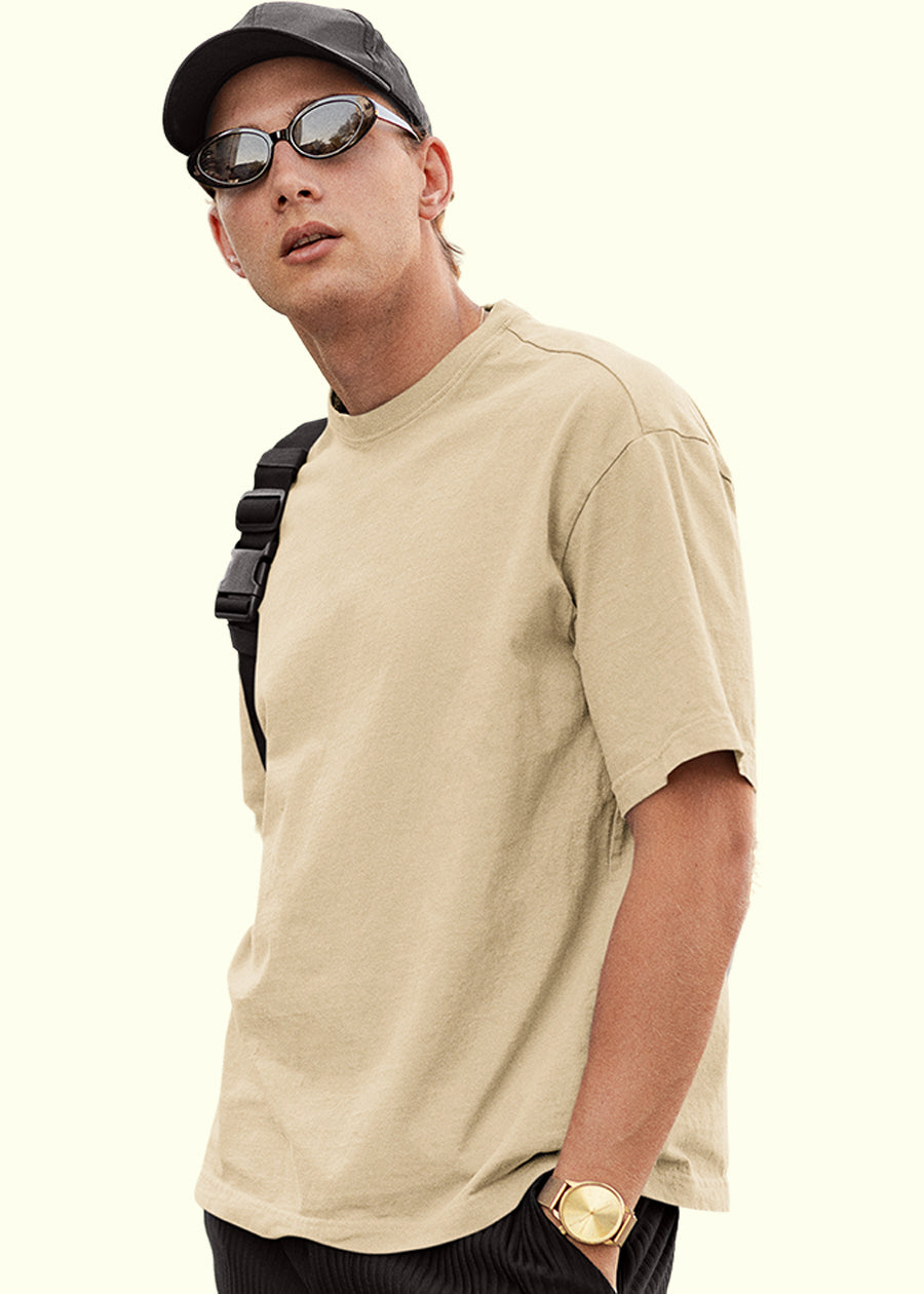 Fearless Men Oversized Printed T-Shirt