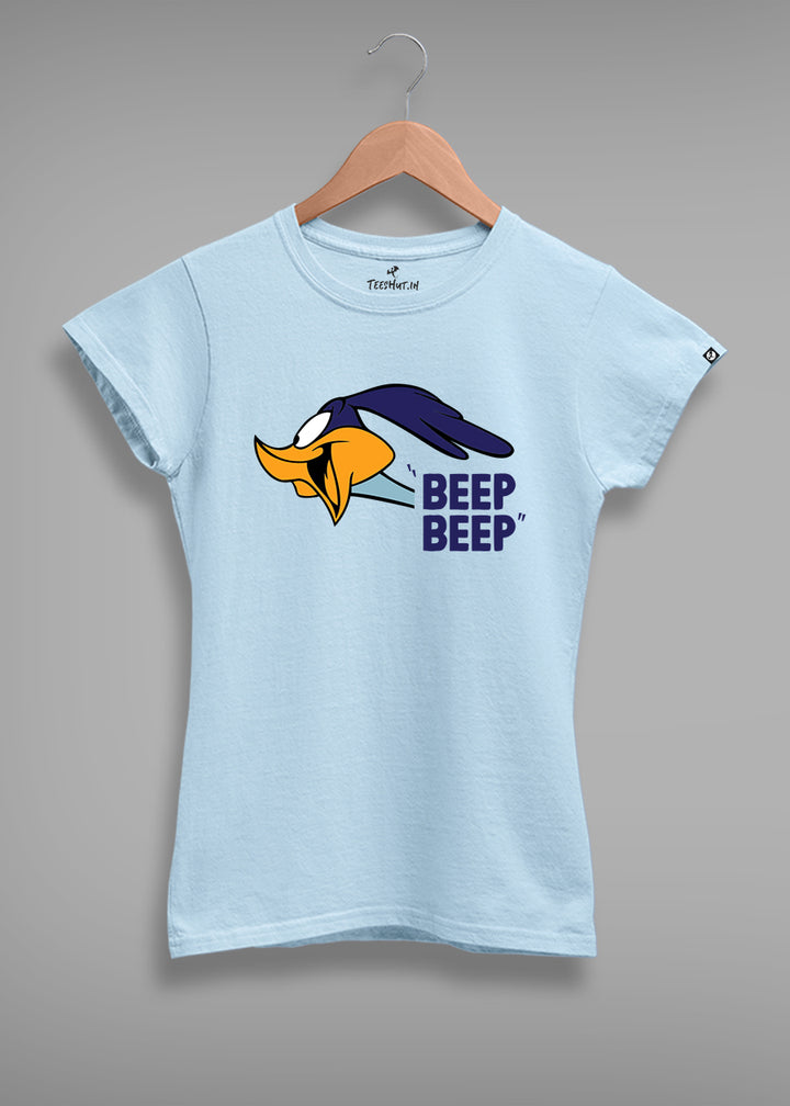 Beep Beep Women half sleeve T-shirt