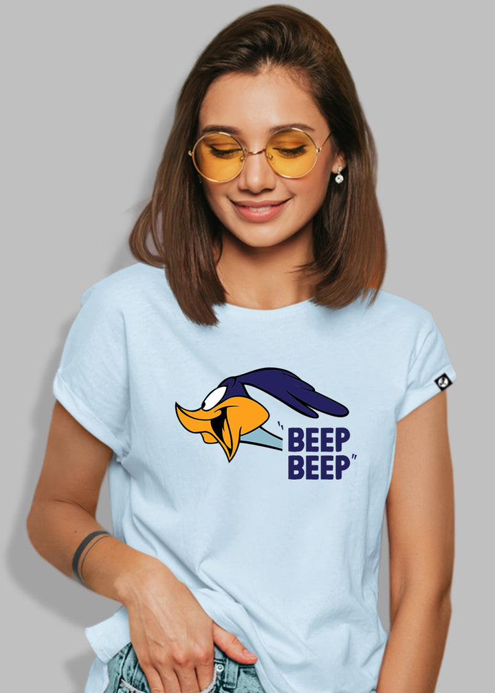 Beep Beep Women half sleeve T-shirt