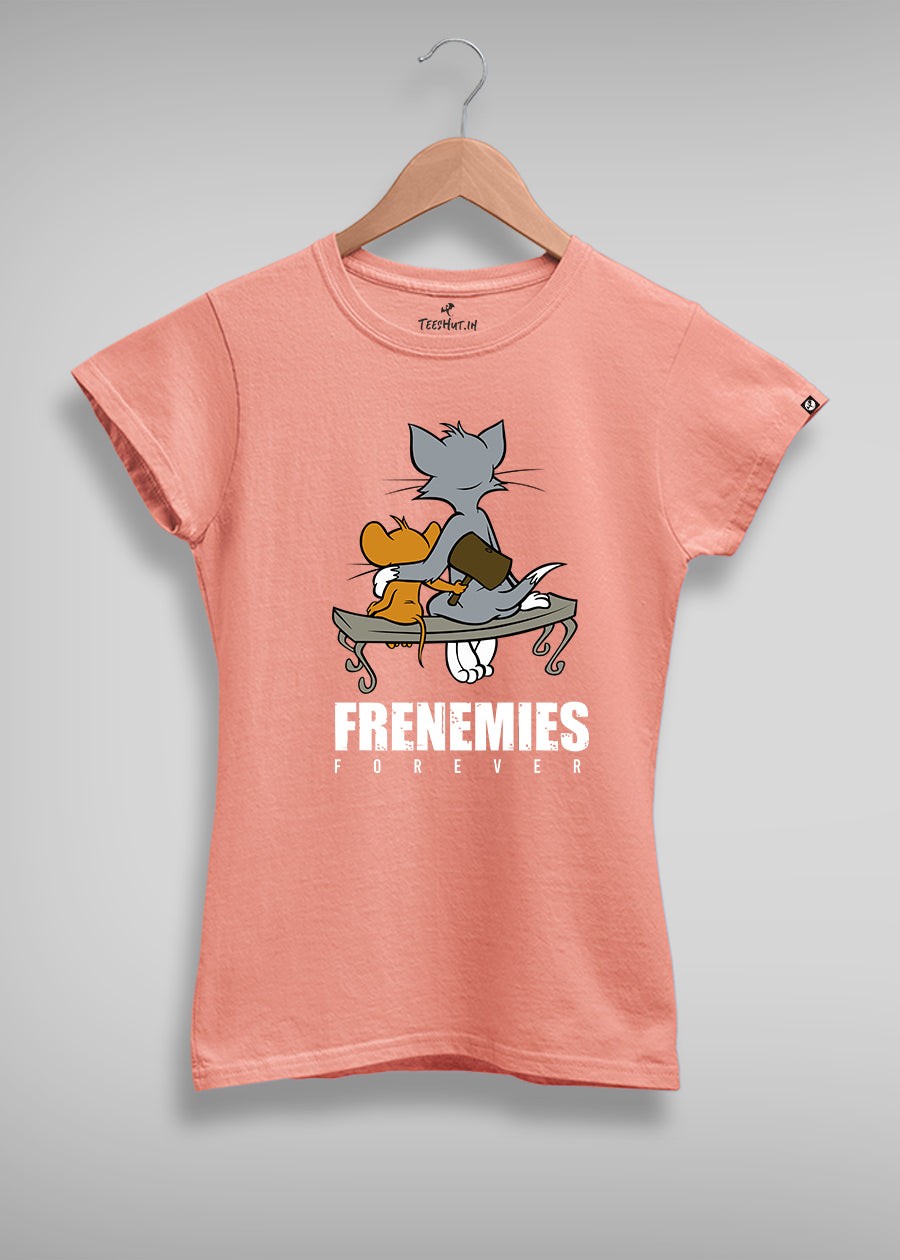 Frenemies Women half sleeve T-shirt