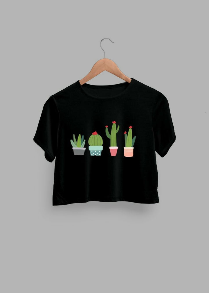 Cactus Women Crop Top