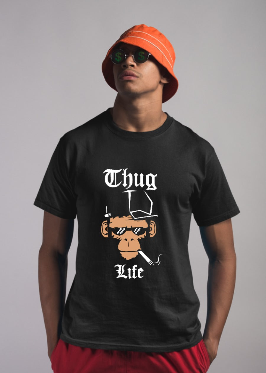 Thug Life Men Half Sleeve T-Shirt