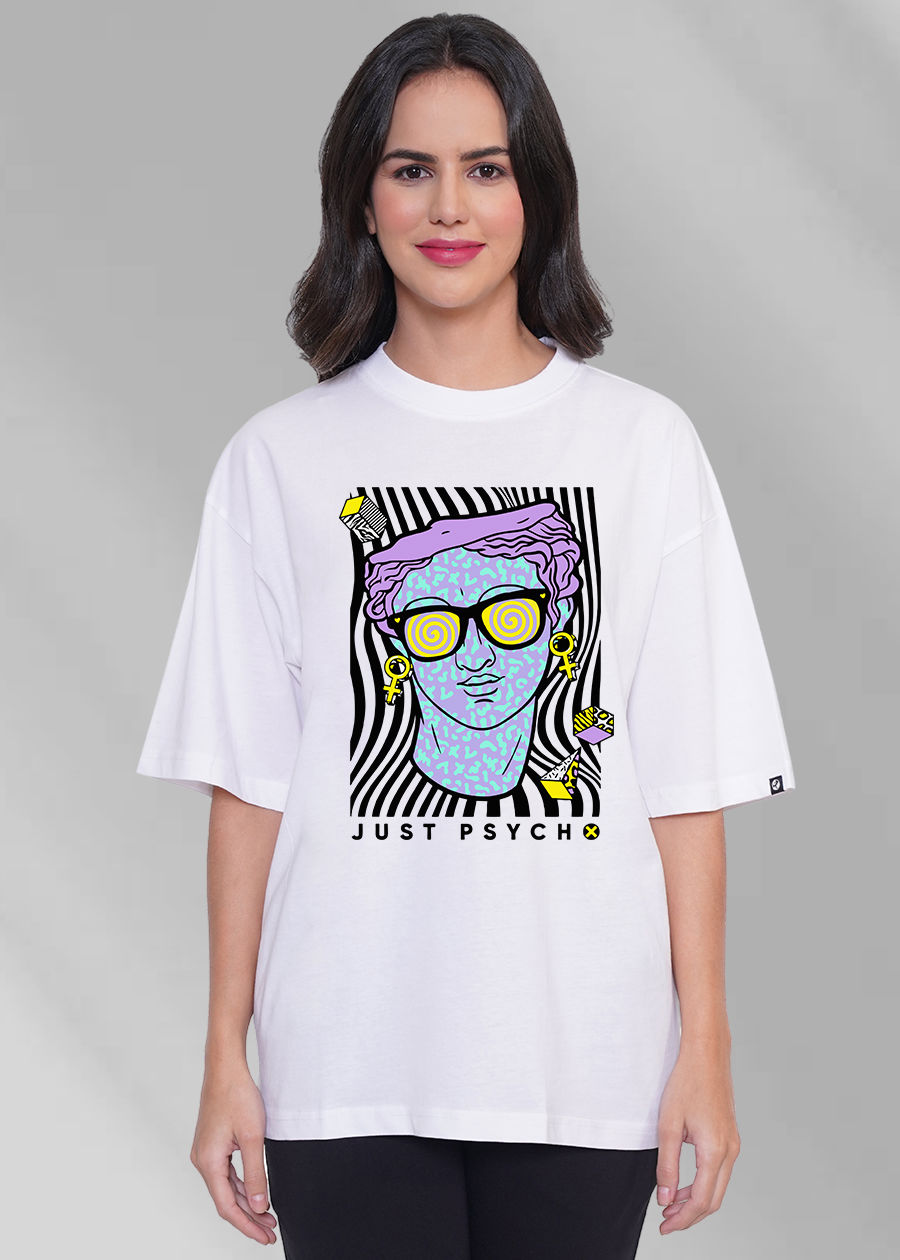 Just Psycho Women Oversized T-Shirt