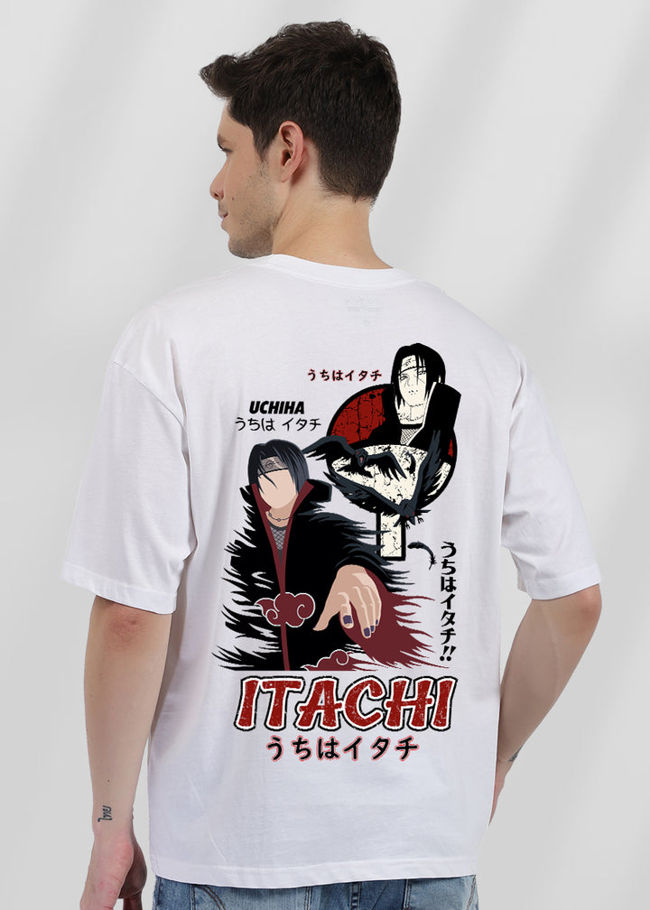 Uchiha Itachi Men Oversized Printed T-Shirt