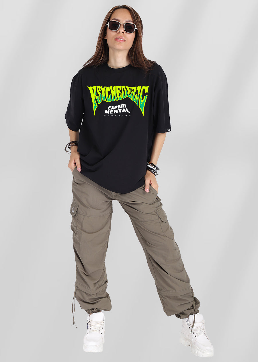 Psychedelic Women Oversized T-Shirt