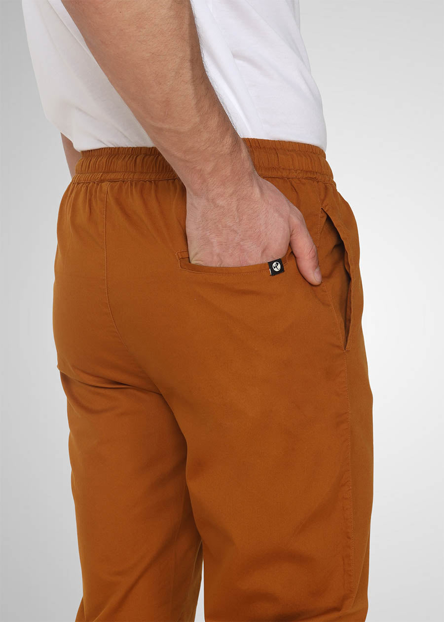 Cotton Twill Pants For Men rustic orange