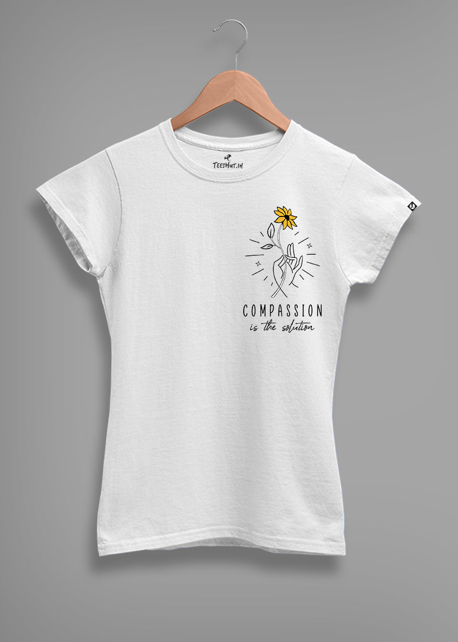 Compassion Women half sleeve T-shirt