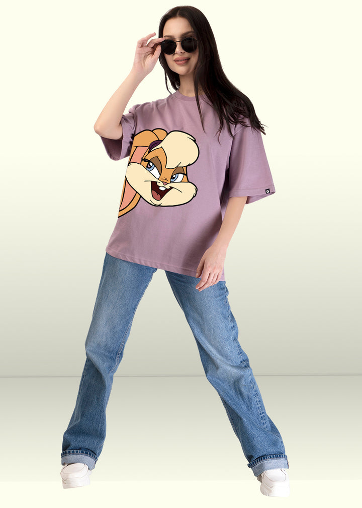 Lola Bunny Lilac Oversized T-shirt Women | Pronk