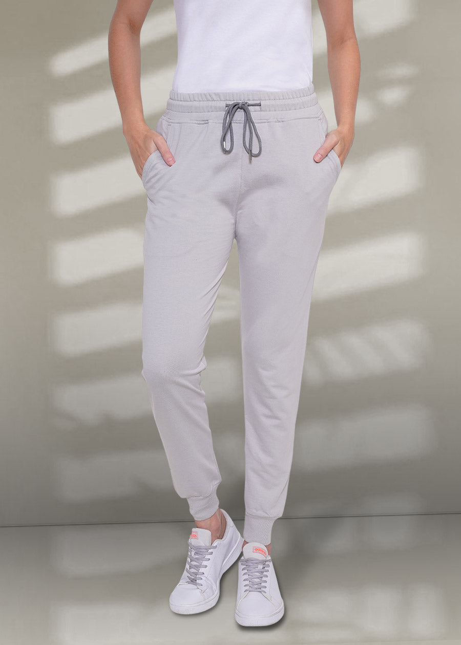French Terry Jogger for Women Ash Grey