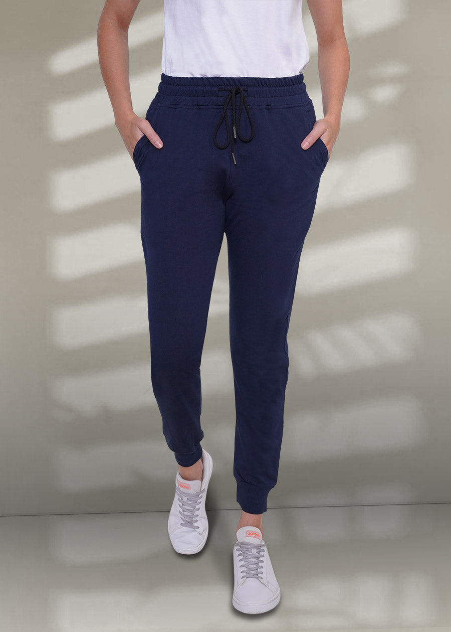 French Terry Jogger for Women Classic Navy