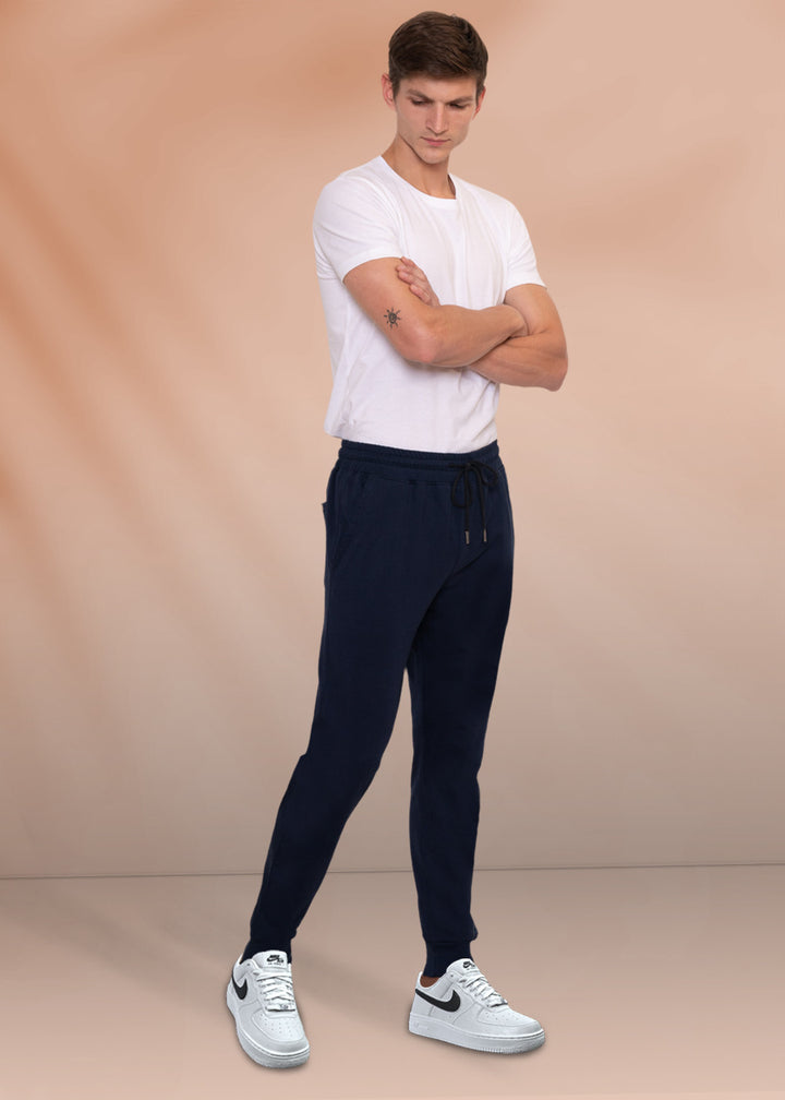 French Terry Jogger For Men : Classic Navy