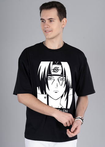 Glow In Dark Anime Men Oversized T-Shirt