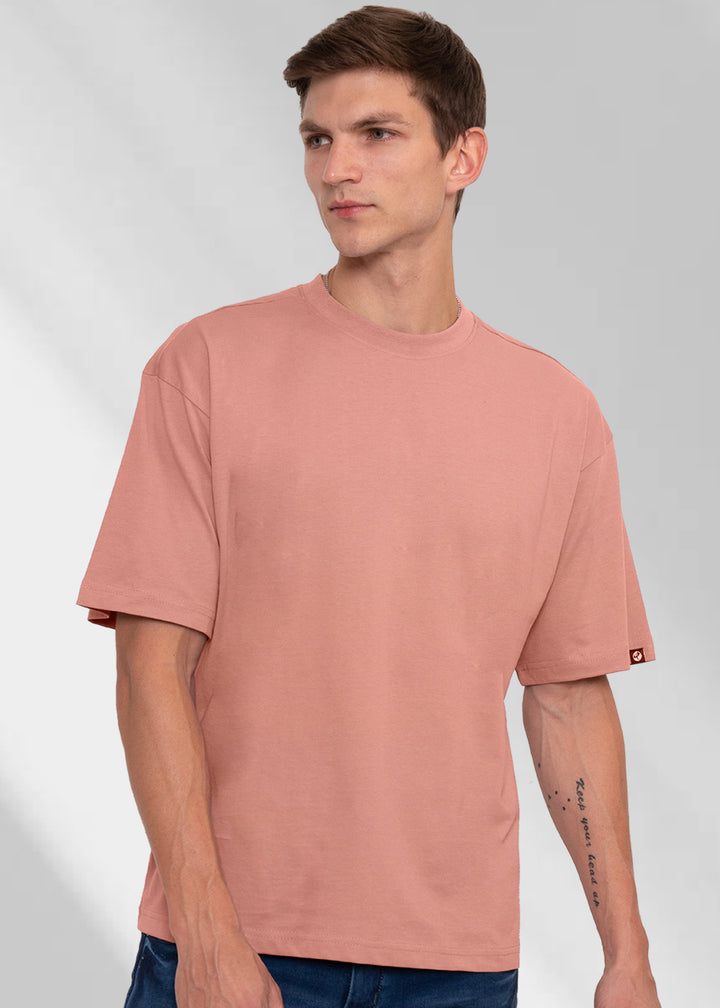 Solid Men Oversized T-Shirts Combo - Pack of 4