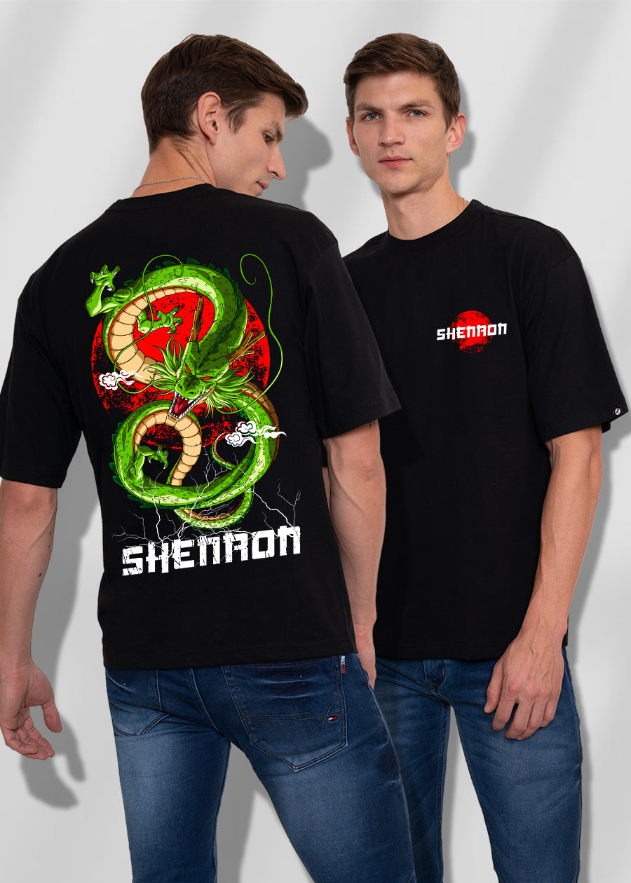 Shenron Men Oversized Printed T-Shirt