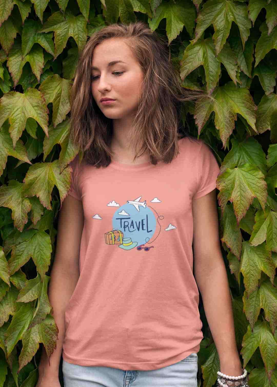 Travel World Women Half Sleeve T-Shirt - TeesHut