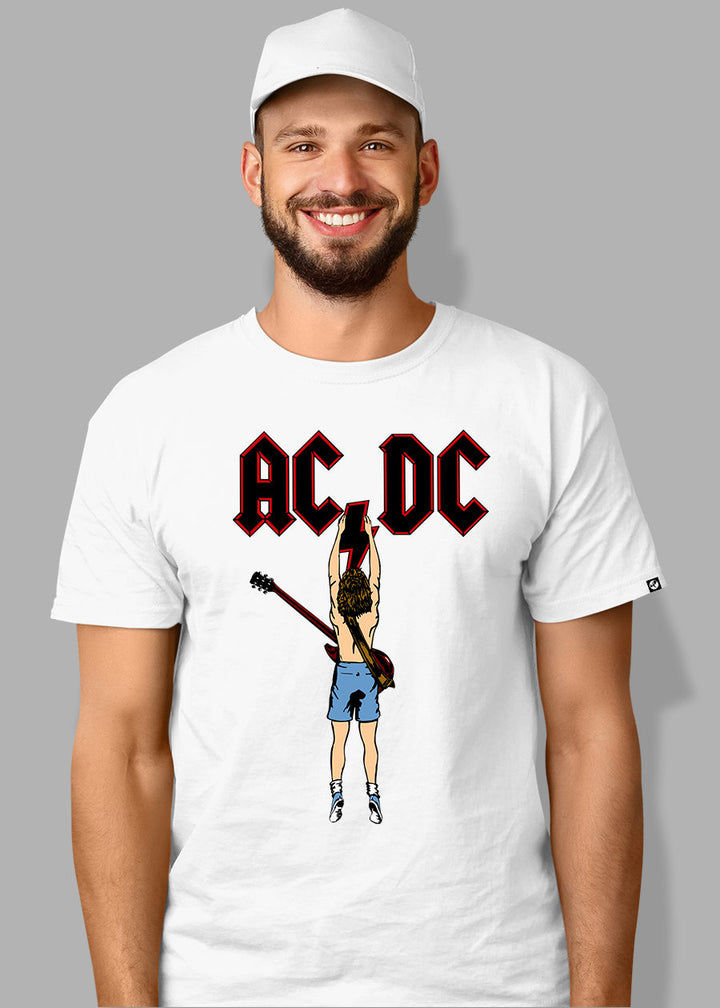AC-DC Music Men Half Sleeve T-Shirt