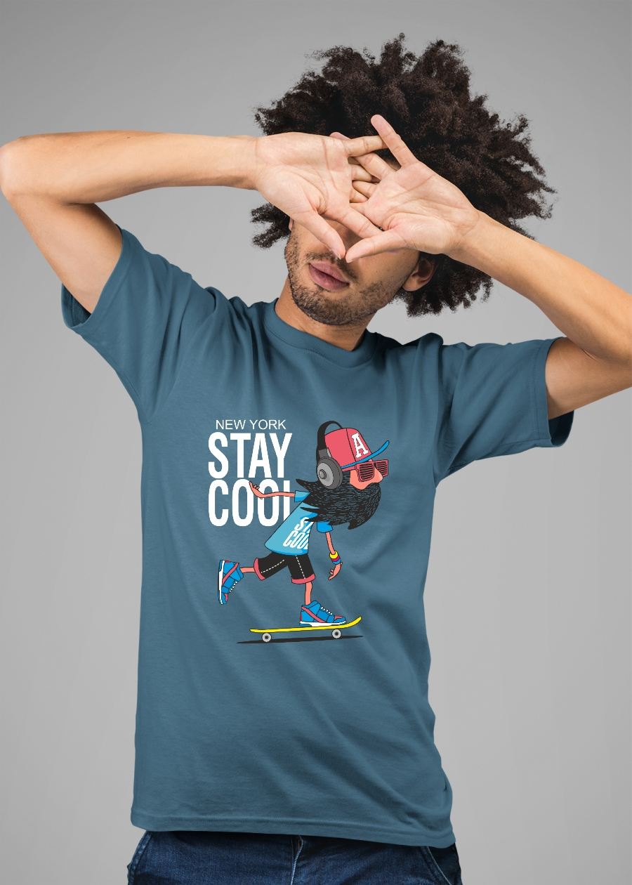 Stay Cool Men Half Sleeve T-Shirt