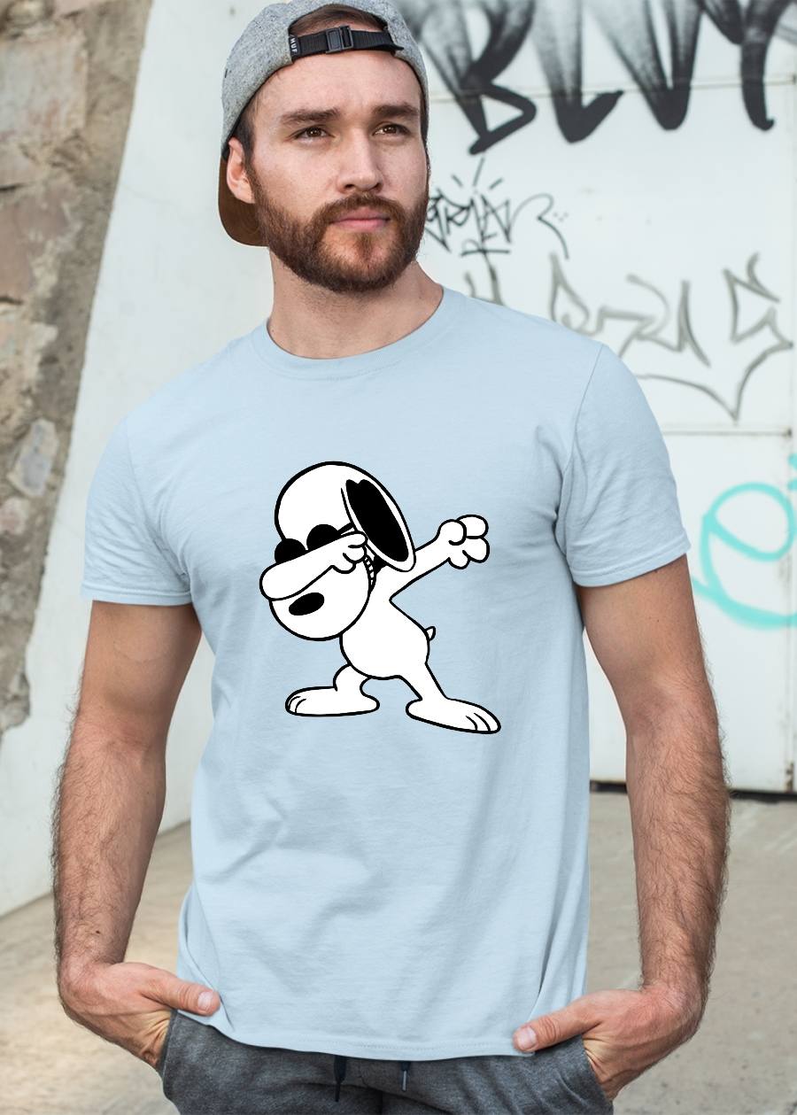 Snoopy Men Half Sleeve T-Shirt - TeesHut