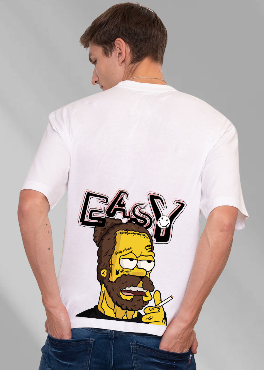 Easy Men Oversized T-Shirt - White