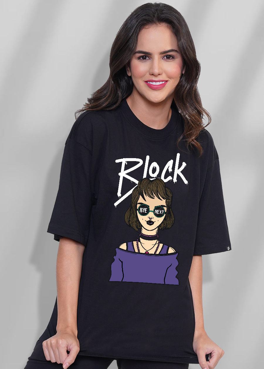 Block Women Oversized T-Shirt