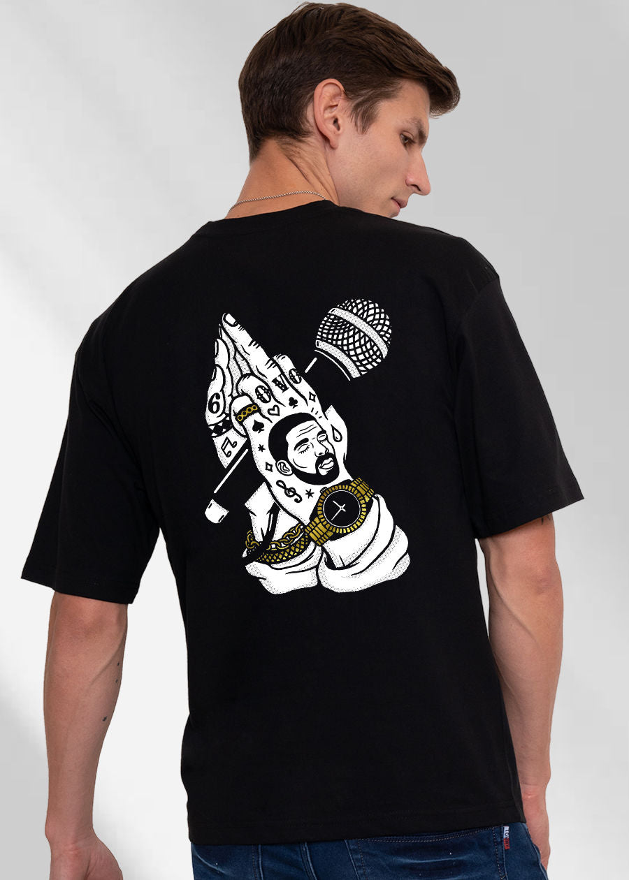 Drake Love Men Oversized T-Shirt - Black
