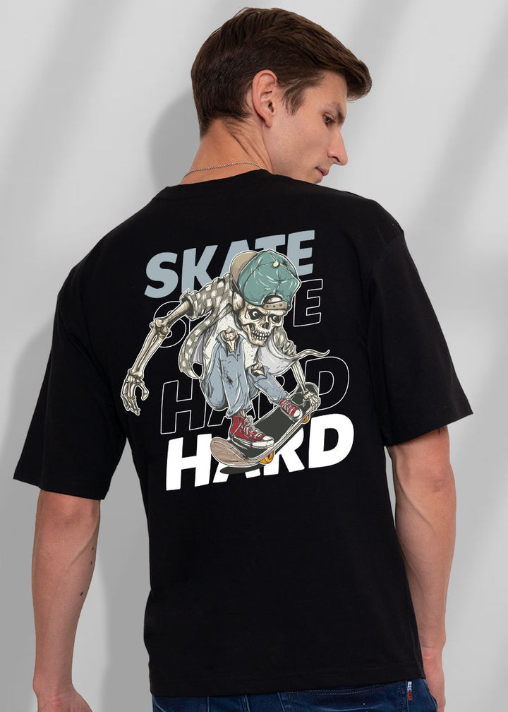 Skate Hard Men Oversized T-Shirt